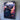 Anime Gojo wall art hanging on a modern grey wall as decor.