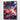 Goku anime canvas wall art hanging on a white wall, showing its bright colors.