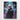 Anime canvas wall art hanging in front of a white wall.