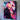 Bleach acrylic-glass wall art hanging on a modern grey wall, showing its shiny colors.