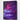 Bright purple midnight canvas art hanging on a white wall.