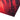 Bright red canvas wall art print, close up, showing bright colors.