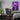 Japanese acrylic glass wall art hanging in a gaming bedroom as wall decor.
