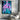Large Japan, Tokyo, acrylic-glass wall art hanging in a modern living room, showing its bright colors.