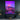 Large aesthetic purple wall art hanging in a modern and spacious living room of a mansion as wall decor.