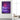 Purple Japanese sports car canvas wall art, hanging inside a large apartment condo as wall decor.