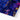 Modern (Denver) city canvas wall art print close-up, showing bright colors.
