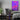 Purple aesthetic canvas wall art hanging up in a cozy gaming bedroom as wall decor.