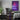 A gaming bedroom featuring the Midnight anime car canvas as cool wall decor.