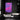 Neon canvas print wall art mounted on a black wall as modern room decor, showing bright colors.