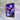 The Purple Raven (Original) Wall Art, elegantly displayed on a grey wall, enriching the room with its vibrant purple hues.
