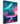 The lost city (retro space) acrylic glass wall art, featuring a cyber cityscape filled with sci-fi planets and a purple anime glow.