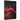 Canvas wall art, with a bright red moon, mountains and a sky full of glowing stars.