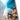 Ultra hd wall art print close-up showing its bright blue and reflective colors.