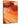 Modern canvas wall art, featuring an orange abstract design.